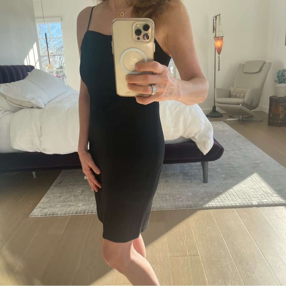 SANDRO Little Black Dress fully lined with zipper. Size small